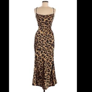Cocktail Animal Print Dress